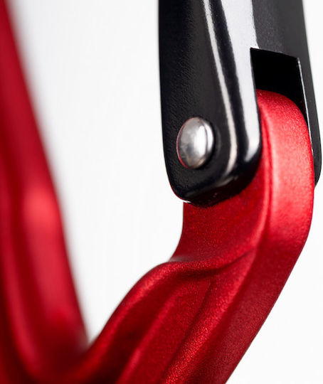 Classic Carabiner Fixe Climbing Picot Curve Red