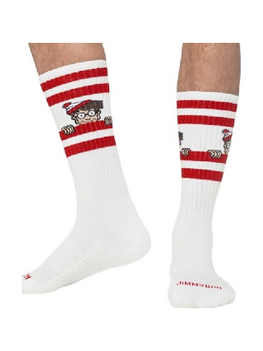 Jimmy Lion Athletic Κάλτσες White