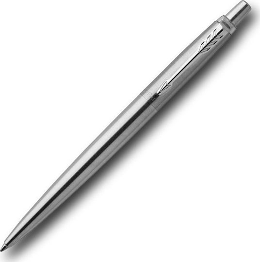 Jotter Core Pen Set Ballpoint Medium with Fountain Pen Medium made of Steel Silver in a case (in a paper cassette)