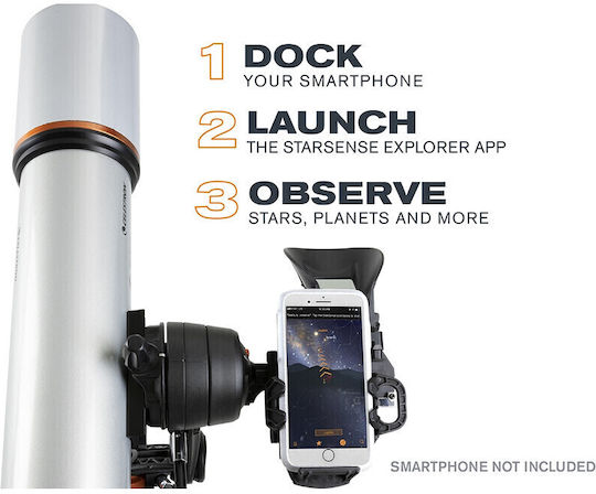 Celestron Starsense Explorer Dx102 Az Διοπτρικό Τηλεσκόπιο Υποδοχή Smartphone