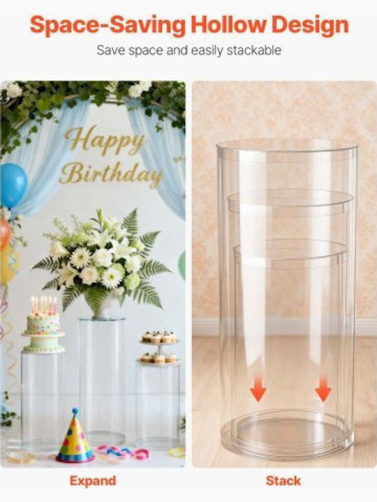 Vevor Wedding Decoration 3pcs 90cm