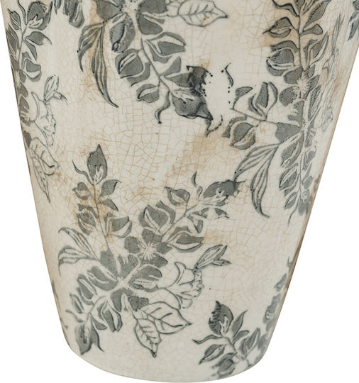 Artekko Διακοσμητικό Βάζο Keramik Aging Weiß 13x13x29.5cm 1Stück