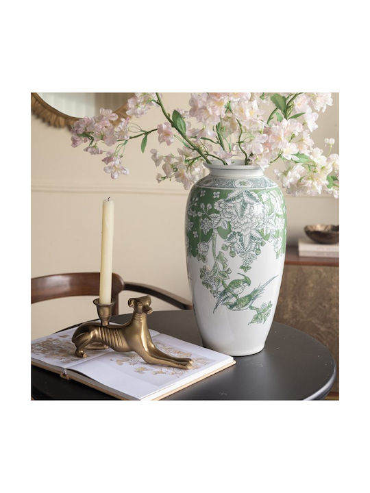 Artekko Decorative Vase Melania White 19x19x37cm