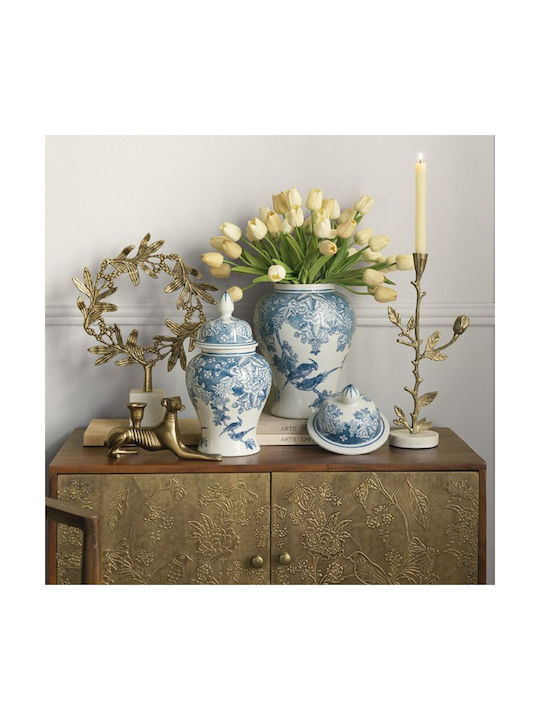 Artekko Decorative Vase Melania White 17x17x31.5cm
