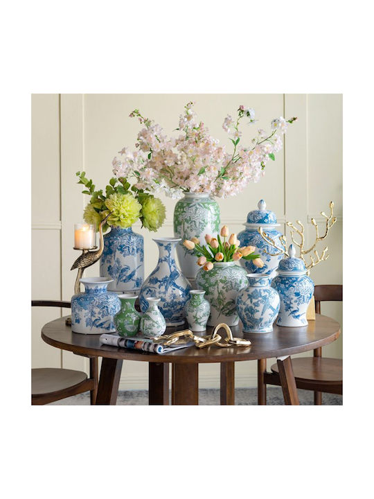 Artekko Decorative Vase Melania White 19x19x37cm