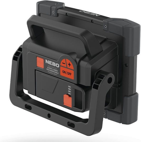 Nebo Rechargeable Work Light with Extension Cord LED IP54 with Brightness up to 8000lm