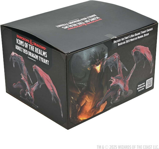 D&d Icons Realms Prepainted Miniature Adult Red Dragon Tyrant 18 Cm
