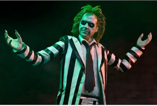 Neca Beetlejuice Ultimate Striped Suit Beetlejuice Φιγούρα Δράσης ύψους 18εκ. σε Κλίμακα 1:10
