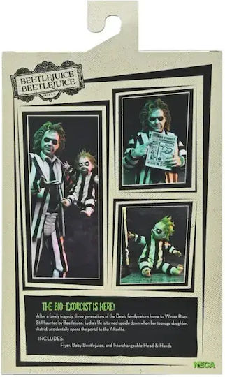 Neca Beetlejuice Ultimate Striped Suit Beetlejuice Φιγούρα Δράσης ύψους 18εκ. σε Κλίμακα 1:10