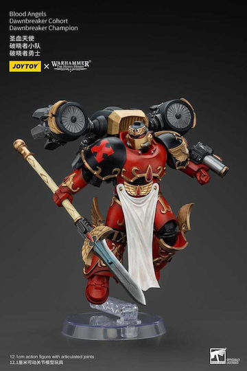 Warhammer Horus Heresy Action Figure 1:18 Blood Angels Raldoron First Captain Blood Angels 13 Cm