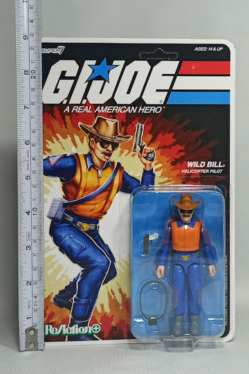 Gi Joe Reaction+ Action Figure Wave 3 Wild Bill Cartoon 10 Cm