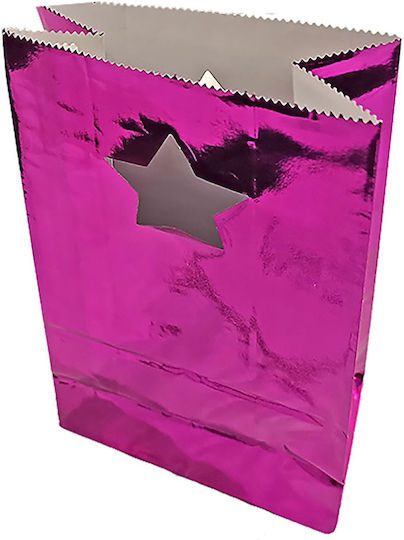 XMASfest Paper Christmas Gift Pouch Bag Gift Bag 12.5x7x23cm 6 Pieces (Miscellaneous Colours)