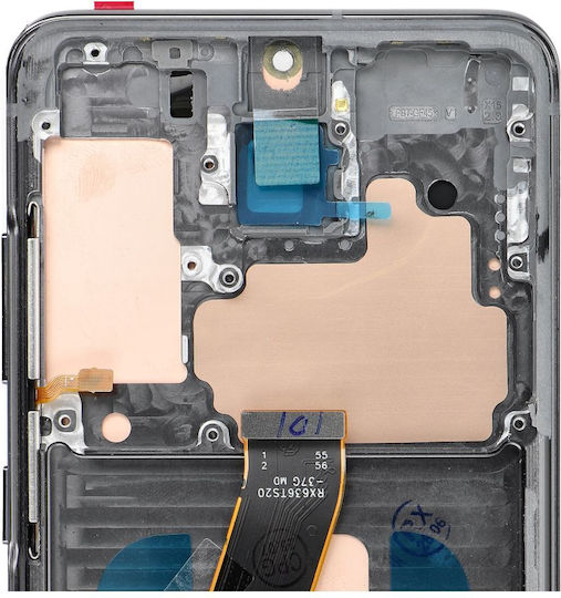 Οθόνη mit Touch-Mechanismus und Rahmen für SAMSUNG S20 4G (Gray)