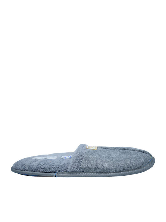 Herren Hausschuhe Mit Fell Blau