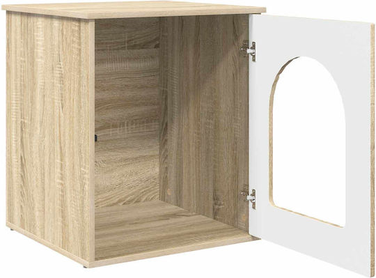 Vidaxl Cat House Sonoma 53 x 52 x 62 cm Engineered Wood
