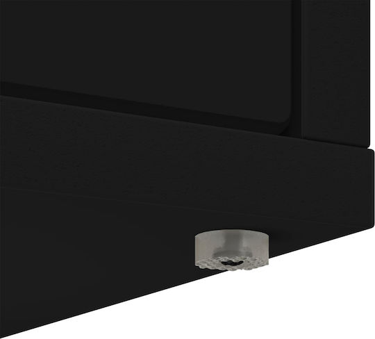 Vidaxl Σπίτι Γάτας Μαύρο 53 X 52 X 62 Εκ Επεξεργασμένο Ξύλο