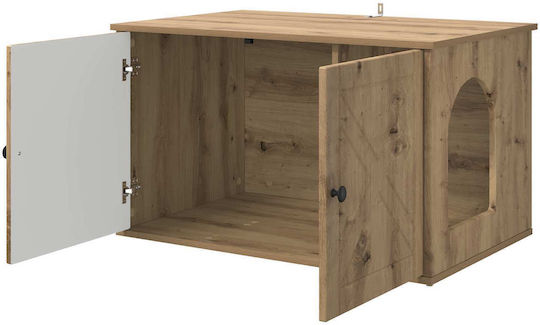 Vidaxl Cat House Walnut Handmade 85 x 55 x 50 cm
