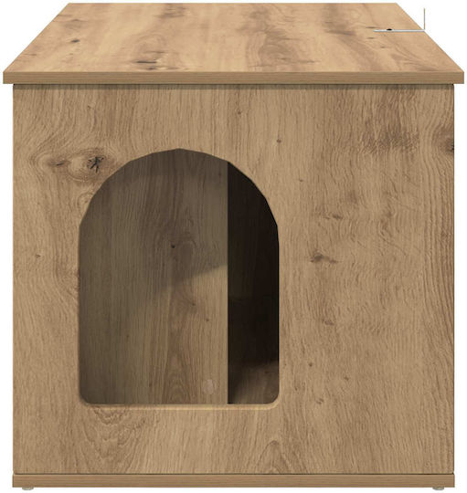 Vidaxl Cat House Walnut Handmade 85 x 55 x 50 cm