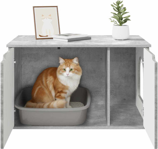 Vidaxl Cat House Concrete 85 x 55 x 53.5 cm Treated Wood