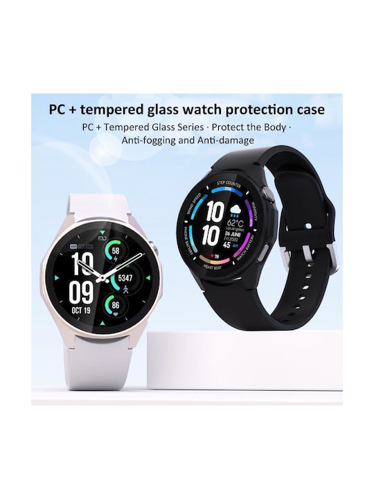 Пластмасов Калъф със Стъкло в Черен цвят за Huawei Watch GT 6 Pro 46мм