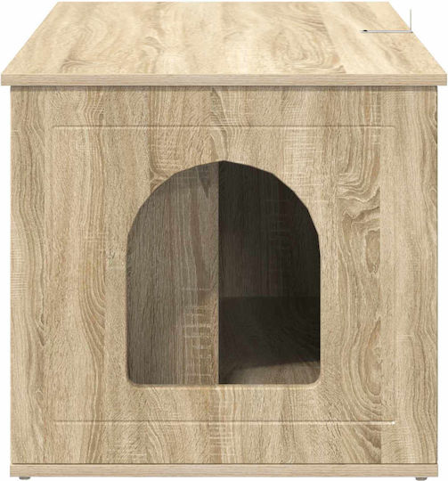 Vidaxl Cat House Sonoma 85 x 55 x 53.5 cm Engineered Wood