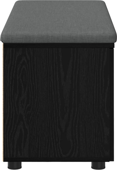 Eingangsmöbel mit Bank Μαύρη Οξυά 100x38x46cm