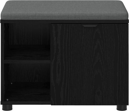 Mobilier de Intrare cu Bancă Black Beech 60x38x46cm