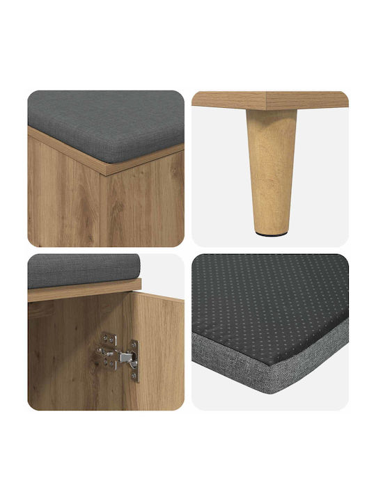 Eingangsmöbel mit Bank Artisan Oak 60x38x46cm