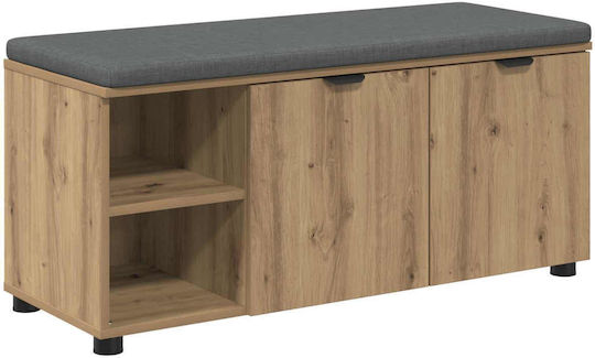 Entry Furniture with Bench Artisan Oak 100x38x46cm