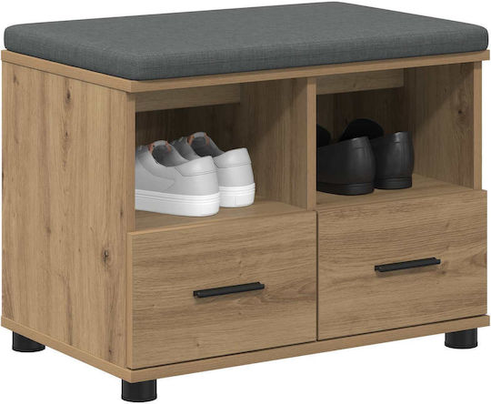Eingangsmöbel mit Bank Artisan Oak 60x38x46cm
