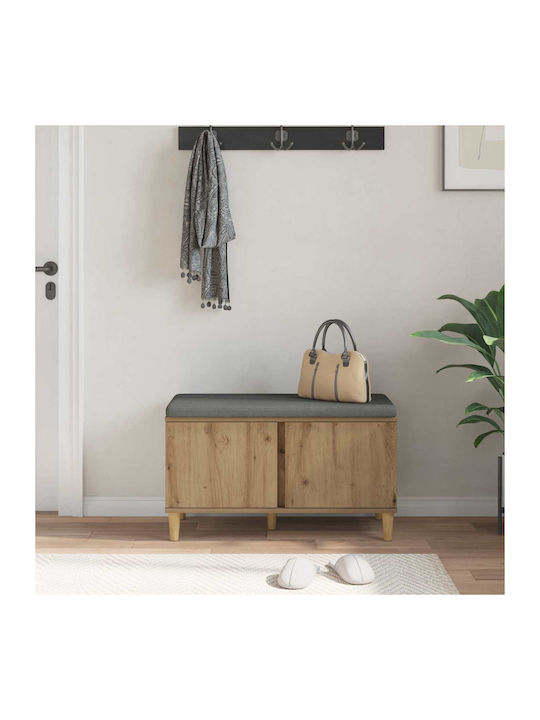 Mobilier de Intrare cu Bancă Artisan Oak 60x38x46cm