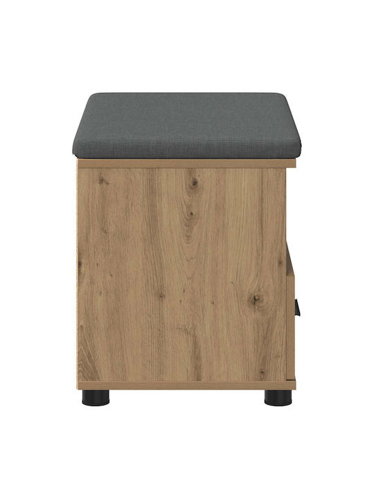 Έπιπλο Εισόδου με Παγκάκι Artisan Oak 60x38x46εκ.