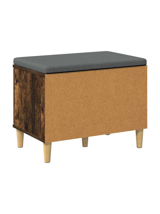 Entry Furniture with Bench Καπνιστό Δρύς 60x38x46cm