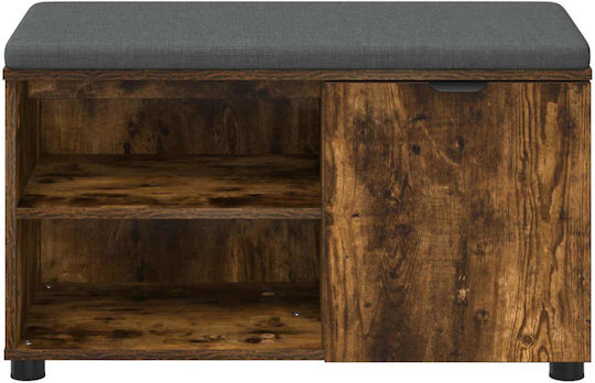 Entry Furniture with Bench Smoked Oak 80x38x46cm