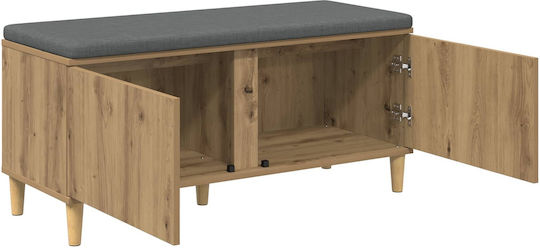 Έπιπλο Εισόδου με Παγκάκι Artisan Oak 60x38x46εκ.