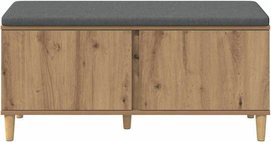 Έπιπλο Εισόδου με Παγκάκι Artisan Oak 60x38x46εκ.