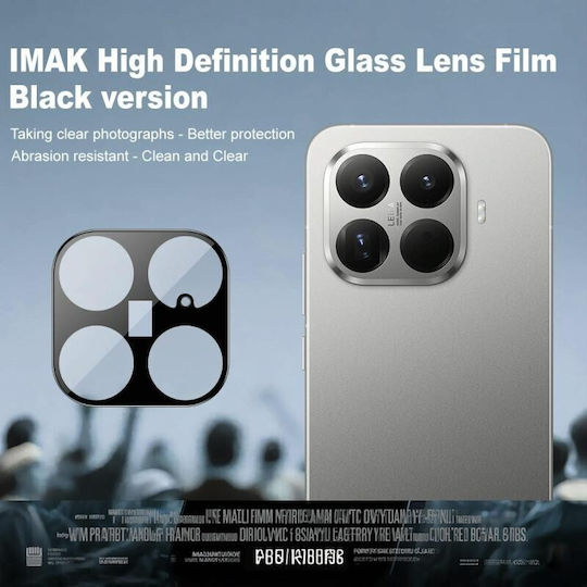 Imak Camera Protection Tempered Glass Black for the Xiaomi 15T 5G, Xiaomi 15T Pro 5G