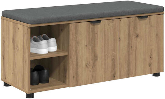 Entry Furniture with Bench Artisan Oak 100x38x46cm