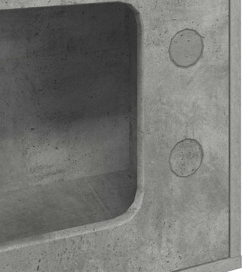 Vidaxl Σπίτι Γάτας Σκυρόδεμα 51 X 30 X 52 Εκ Επεξεργασμένο Ξύλο