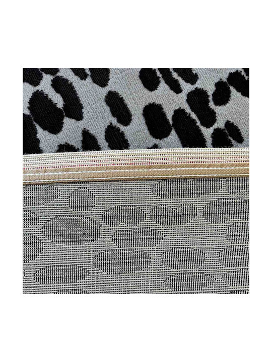 SpitiBazaar Χαλί Ορθογώνιο Γκρι Μαύρο 230x270cm