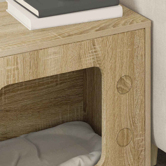 Vidaxl Σπίτι Γάτας Σονόμα 51 X 30 X 52 Εκ Επεξεργασμένο Ξύλο