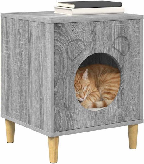 Vidaxl Cat House Gray Sonoma 42.5 x 40 x 52.5 cm