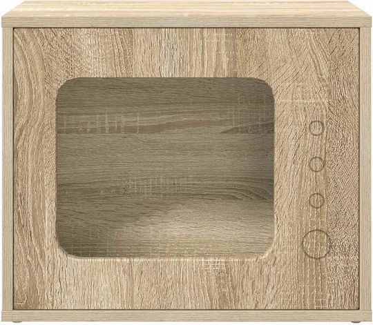 Vidaxl Cat House Sonoma 51 x 30 x 42 cm Engineered Wood