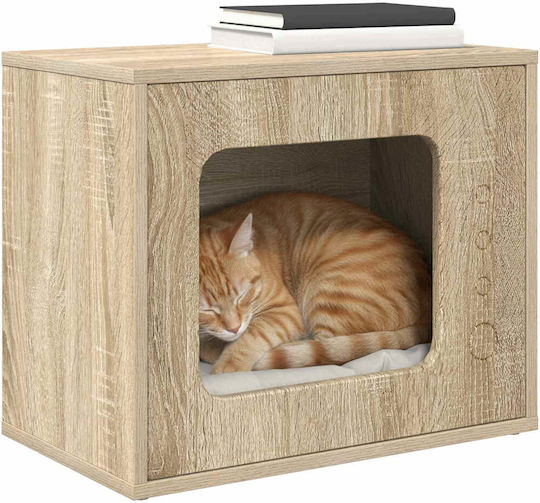 Vidaxl Cat House Sonoma 51 x 30 x 42 cm Engineered Wood