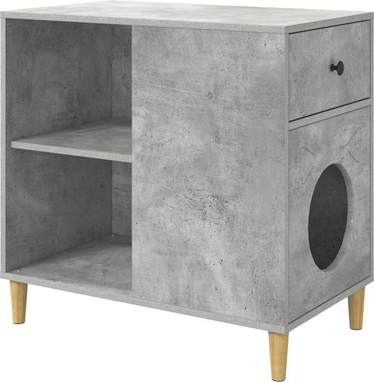 Vidaxl Cat House Concrete 72 x 42.5 x 70 cm Engineered Wood