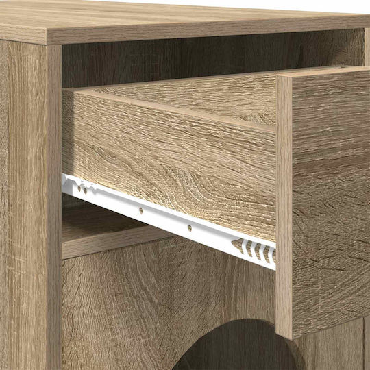 Vidaxl Casă Pentru Pisici Sonoma 72 X 42.5 X 70 Cm Lemn Prelucrat