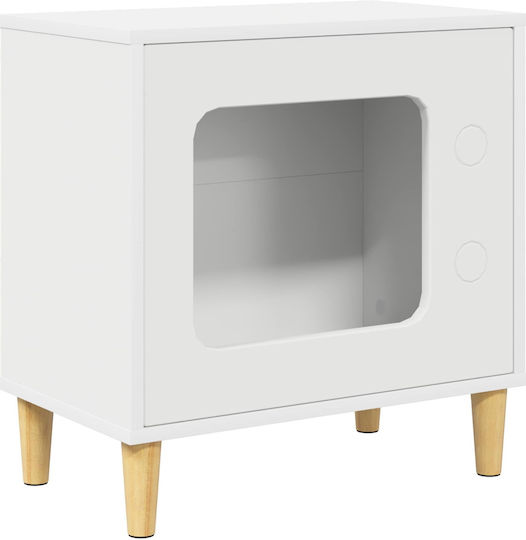 Vidaxl Cat House White 51 x 30 x 52 cm Engineered Wood