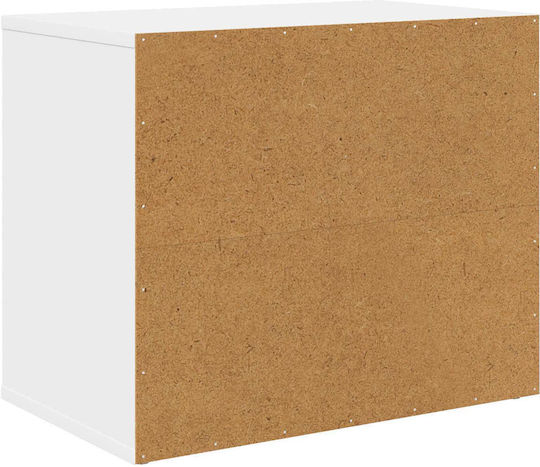 Vidaxl Cat House White 51 x 30 x 42 cm Engineered Wood
