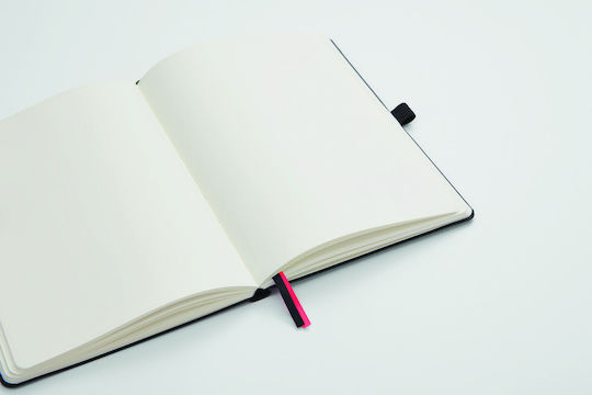 Lamy Hardcover Notebook A5 with Blank Pages , Elastic and Pen Holder Gray