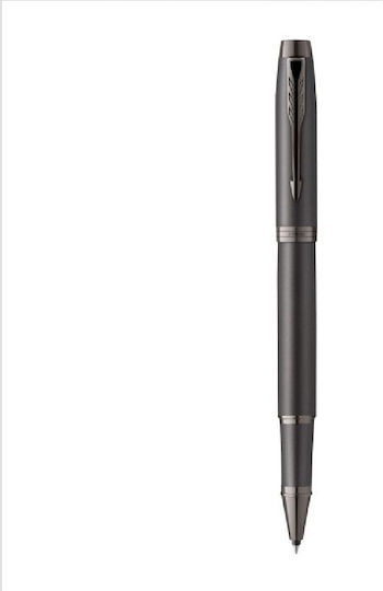 Parker Parker IM Monochrome Titanium Rollerball Kugelschreiber Blau Personalisierung